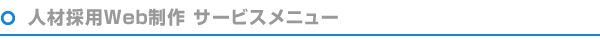 人材採用Webコンサルティングサービス